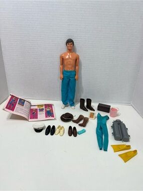 BARBIE doll vintage great shape Ken with accessories